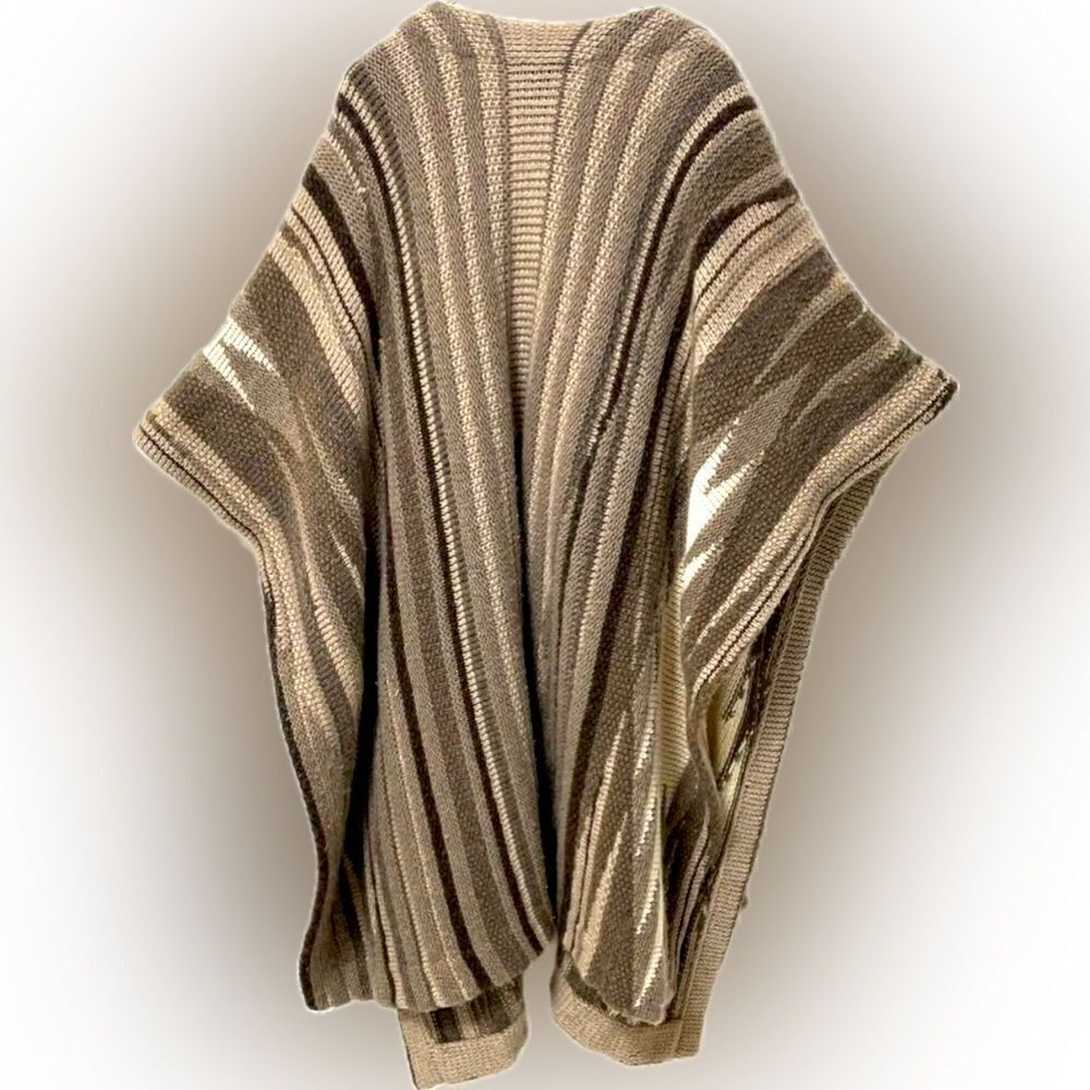 Ralph Lauren Black Label Cashmere Serape Ruana - Picture 5 of 16